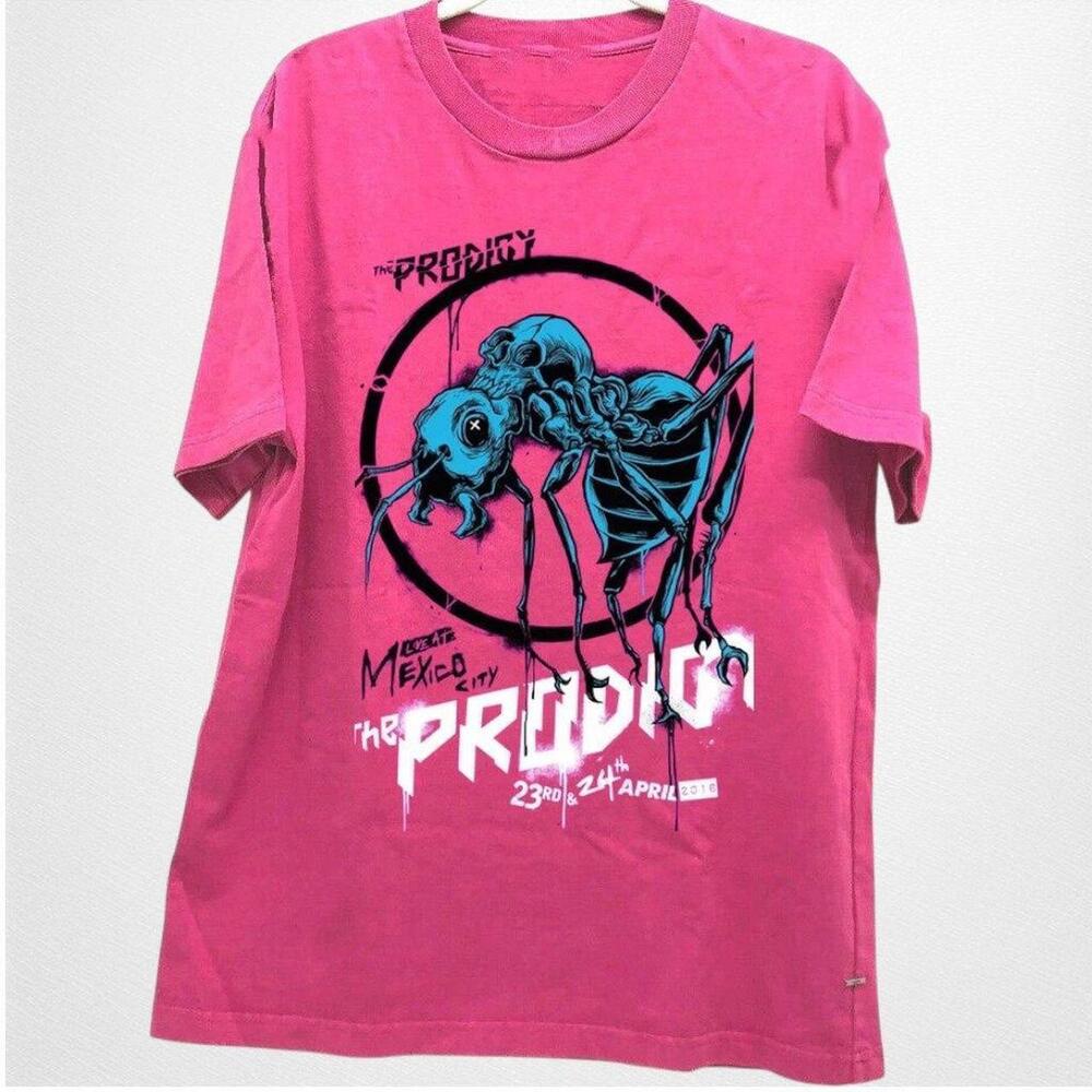 The Prodigy Graphic T-Shirt  Electronic Punk Rave Band Tee
